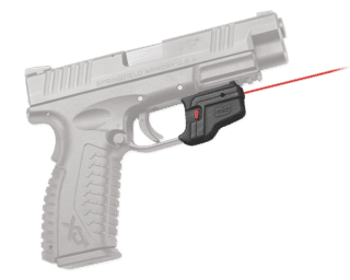 Crimson Trace trigger guard mounted red laser for Springfield XD and XDM pistols.